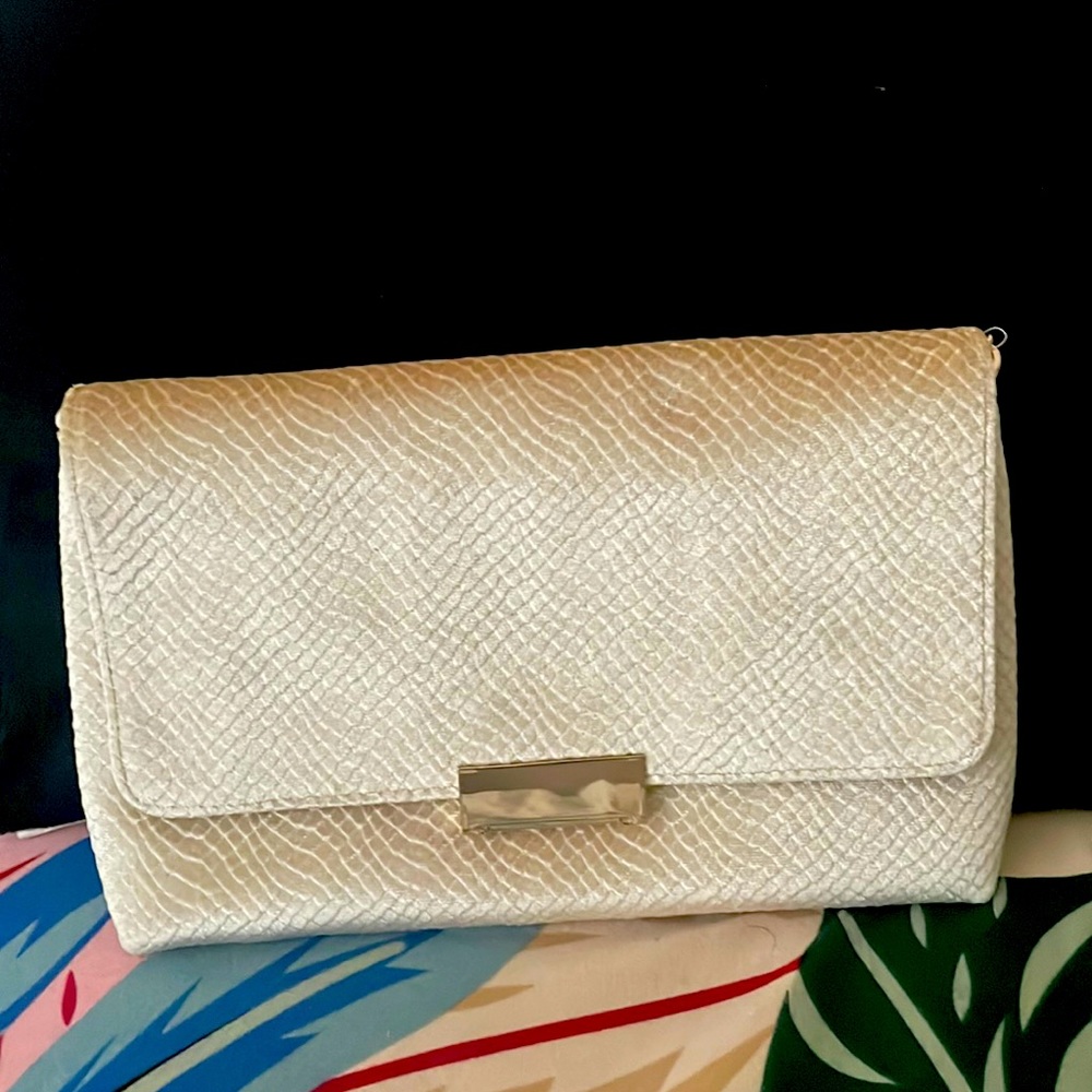 Suede handbag